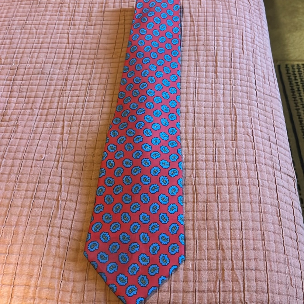 Polo by Ralph Lauren Red Pattered Tie